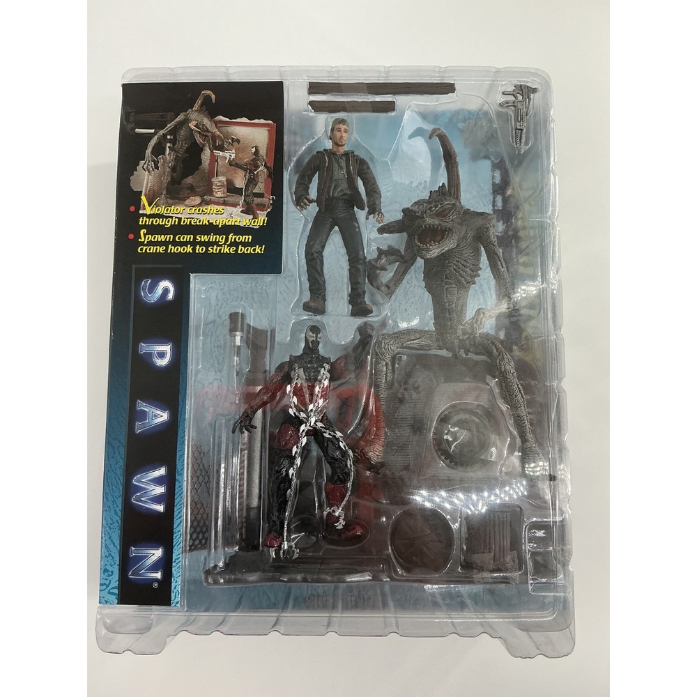 McFarlane Toys Spawn Alley Playset Spawn The Movie Action Figure Set 1997 New